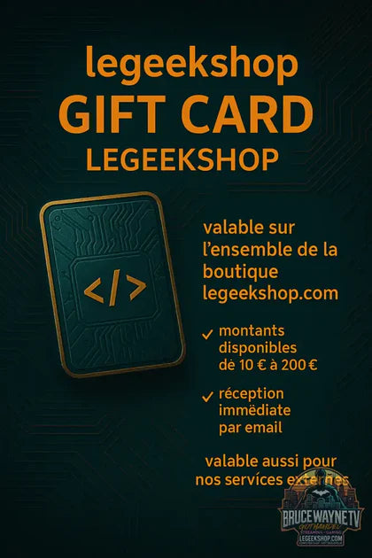 Carte cadeau LeGeekShop : mode d’emploi pour offrir sans se tromper