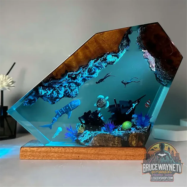 Guide d'achat : Lampe Résine Sous-Marine – Veilleuse LED Plongeurs Baleine Tortue