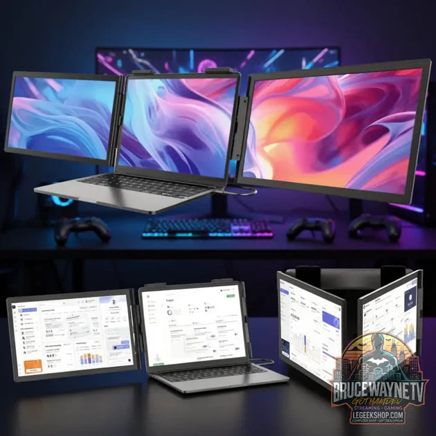 Guide d'achat : Moniteur portable double Amoudo 14 pouces 1920x1080 IPS, triple écran USB-C