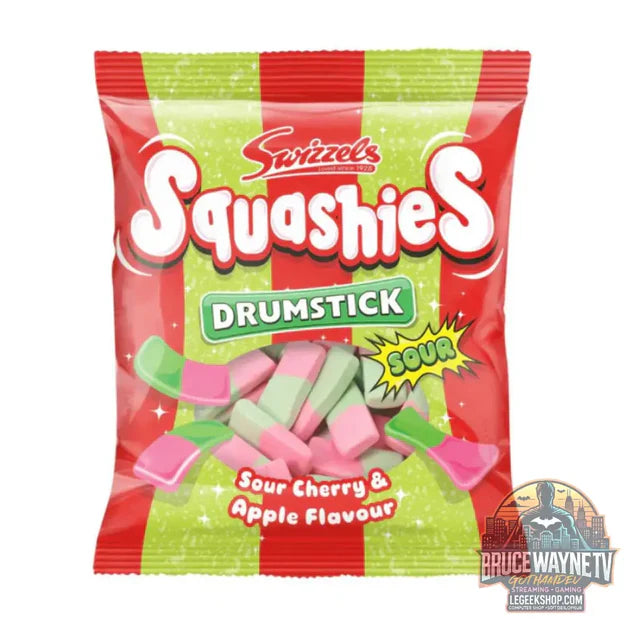 Guide d'achat : Swizzels Squashies Sour Cherry & Apple Flavour, bonbons gélifiés goût cerise et pomme de 120 g (lot de 12)