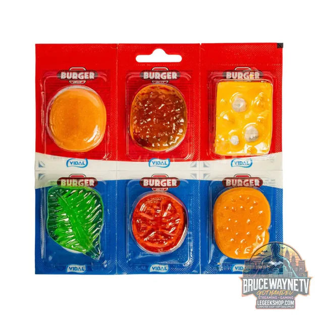 Guide d'achat : Vidal Burger Jelly, bonbons gélifiés en forme de burger de 66g (Paquet de 11)