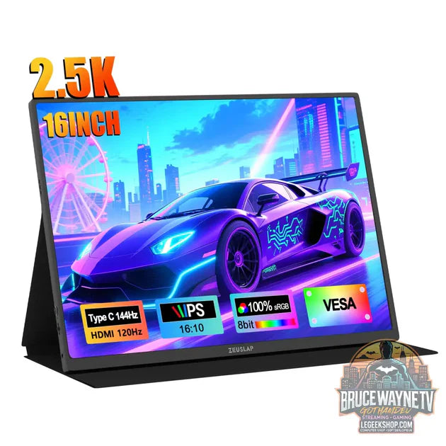 Guide d'achat : ZEUSLAP P16K - Moniteur Portable 16" 2.5K 144Hz 100% sRGB HDR500 Gaming