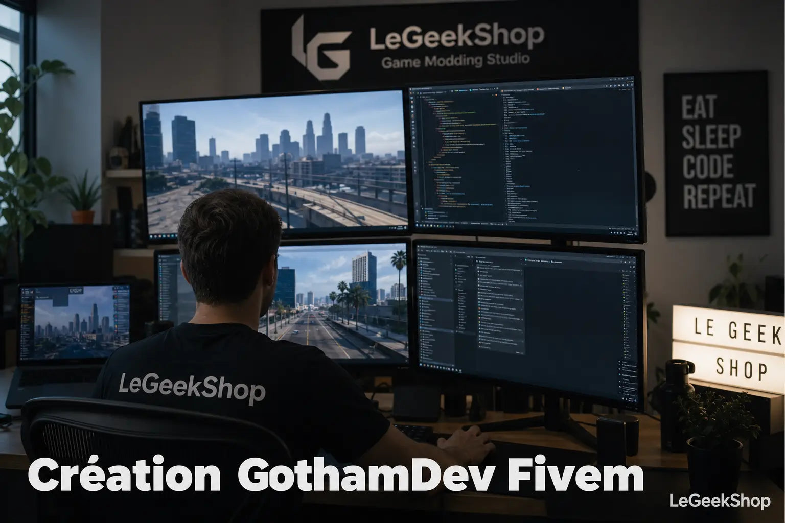 Création GothamDev Fivem — LeGeekShop