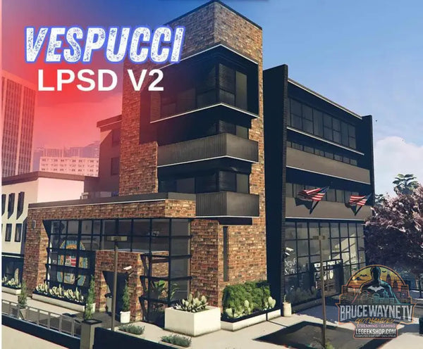 🚔 Service de police de Vespucci FiveM MLO | MLO Optimisé & Immersif 🎮 - Legeekshop