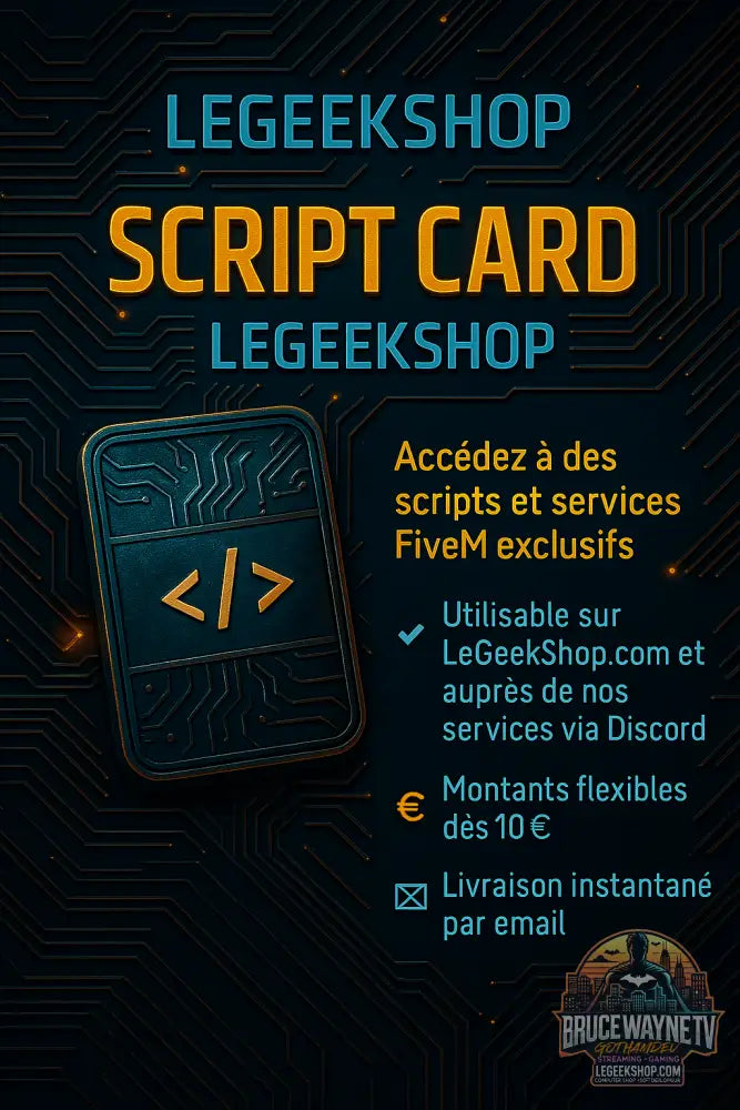 fivem gift card - Legeekshop