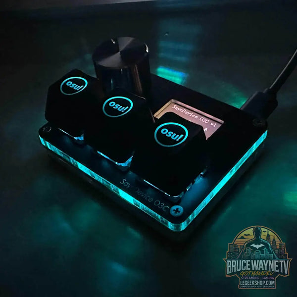 🎮 Mini Clavier Mécanique SayoDevice OSU O3C – Switchs Magnétiques Roses | Écran IPS & Ultra-Vitesse - Legeekshop