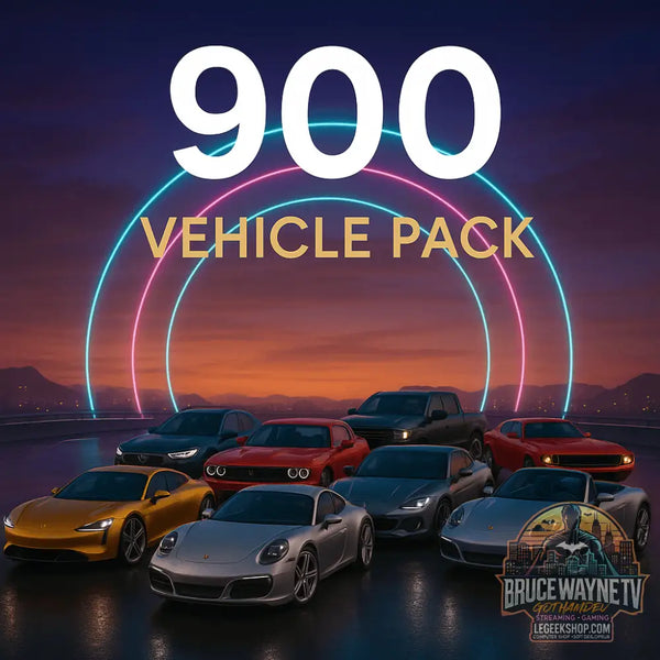 GothamDev - Carpack +900 Véhicules Optimisés et Réglés pour FiveM - Legeekshop