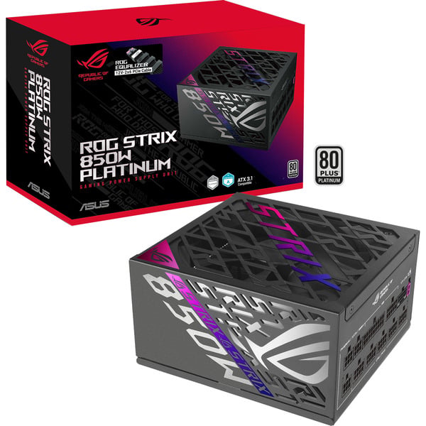 ASUS ROG Strix 850W Platinum (ROG Equalizer), alimentation PC - ASUS