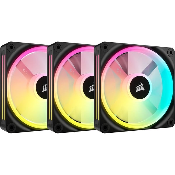 Corsair iCUE LINK QX120 RGB 120-mm-PWM-Lüfter, Gehäuselüfter - Corsair