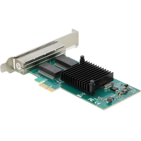 DeLOCK PCI Express x1 zu 4 x RJ45 Gigabit LAN i350, adaptateur réseau - DeLOCK