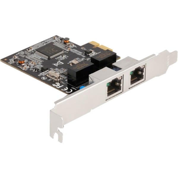 DeLOCK PCIE x1 auf 2x RJ45 Gbit, adaptateur réseau - DeLOCK
