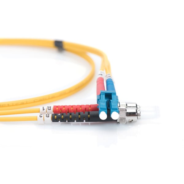 Digitus LWL Patchkabel, Duplex, LC > ST Stecker, Singlemode OS2 - Digitus - vue 4