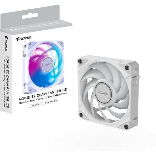 GIGABYTE AORUS EZ CHAIN FAN 120, Gehäuselüfter - GIGABYTE