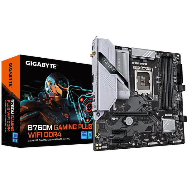 GIGABYTE B760M GAMING PLUS WIFI DDR4, carte mère - GIGABYTE