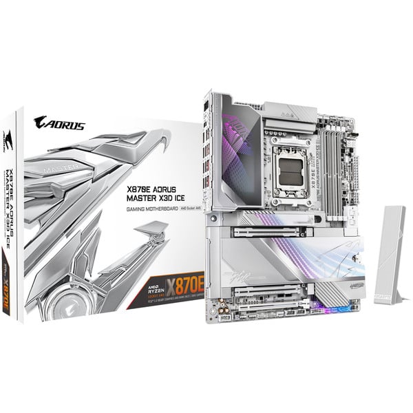 GIGABYTE X870E AORUS MASTER X3D ICE, carte mère - GIGABYTE