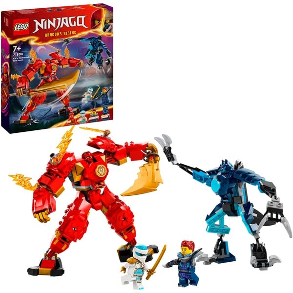 LEGO 71808 Ninjago Kais Feuermech, jeu de construction - LEGO