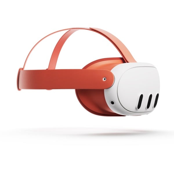 Meta Quest 3 Headset-Einlage et Headset-Riemen (Blood orange) - Meta