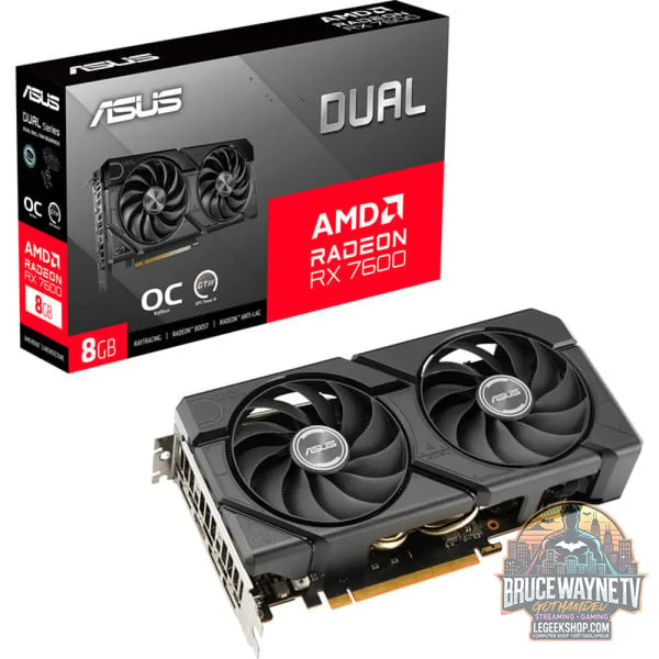 ASUS Radeon RX 7600 DUAL EVO OC, carte graphique - ASUS
