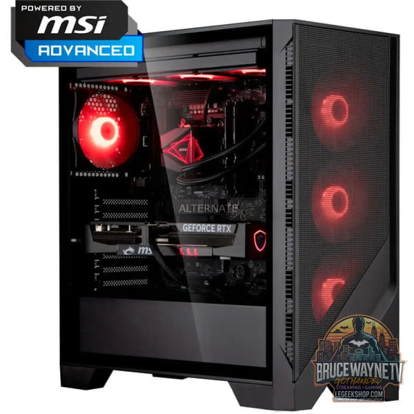 Custom PC Series • Red Lucky Elements, Gaming-PC — vue 2