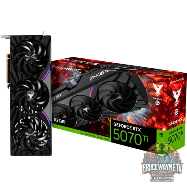 Gainward GeForce RTX 5070 Ti Phoenix-S, carte graphique DLSS 4, 3x DisplayPort, 1x HDMI 2.1 - Gainward