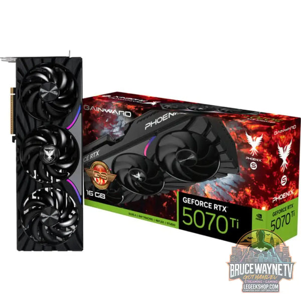 Gainward GeForce RTX 5070 Ti Phoenix-S GS, carte graphique DLSS 4, 3x DisplayPort, 1x HDMI 2.1 - Gainward