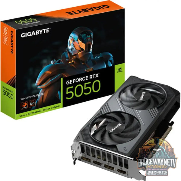 GIGABYTE GeForce RTX 5050 WINDFORCE OC 8G, carte graphique - GIGABYTE