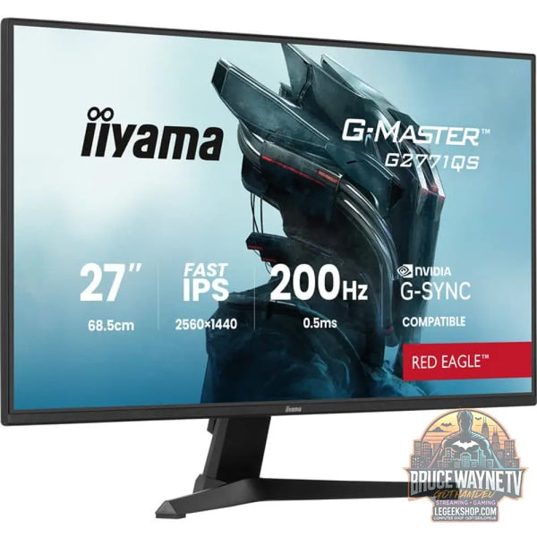 iiyama G-Master G2771QS-B1 Red Eagle 27" QHD/WQHD IPS 200 Hz - iiyama