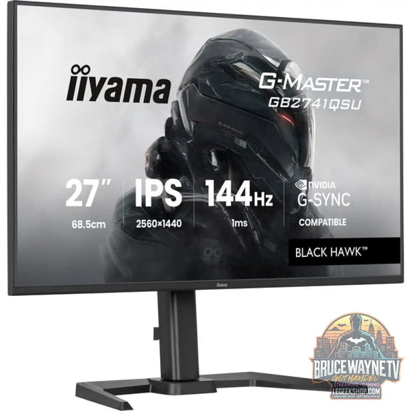 iiyama G-Master GB2741QSU-B1 Black Hawk 27" QHD/WQHD IPS 144 Hz - iiyama