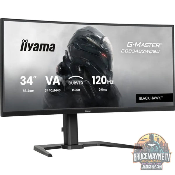 iiyama G-Master GCB3482WQSU-B1 BLACK HAWK 34" QHD/WQHD VA 120 Hz - iiyama
