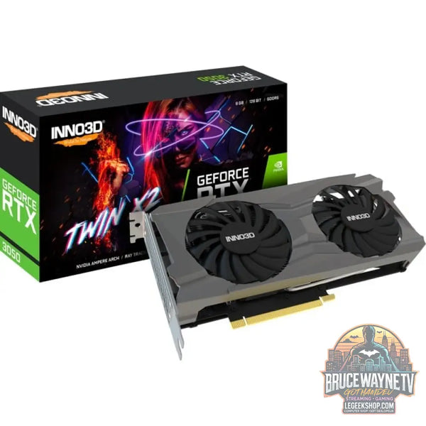 INNO3D GeForce RTX 3050 TWIN X2, Grafikkarte Lite Hash Rate, 1x DisplayPort, 1x HDMI 2.1 - INNO3D