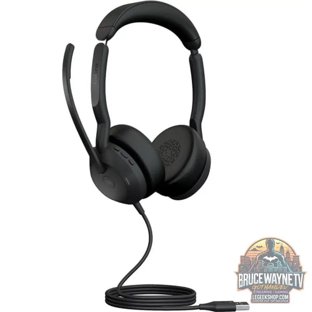 Jabra Evolve2 50, Headset (noir, Stereo, Microsoft Teams, USB-A) - Jabra