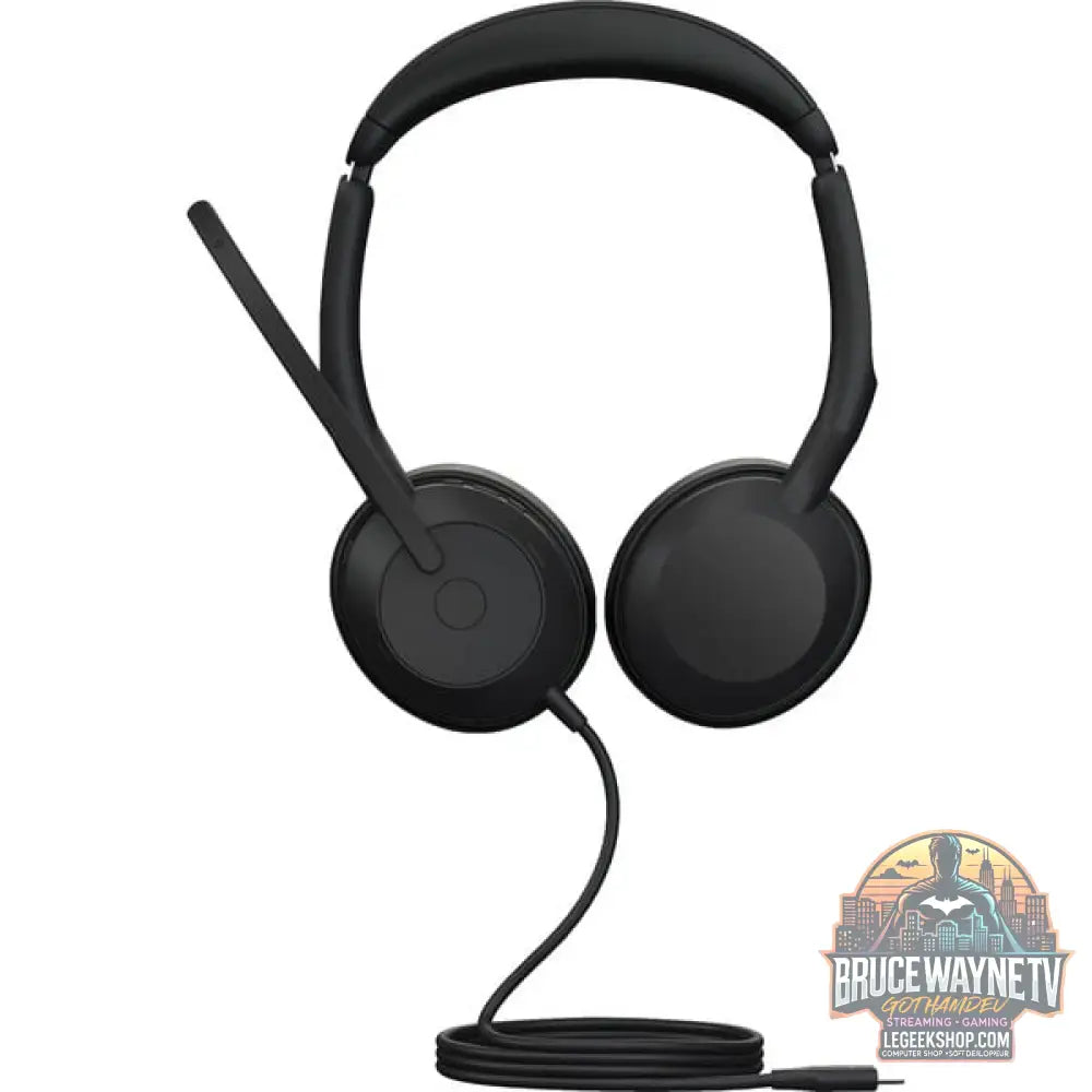 Jabra Evolve2 50, Headset (noir, Stereo, UC, USB-C) - Jabra - vue 3