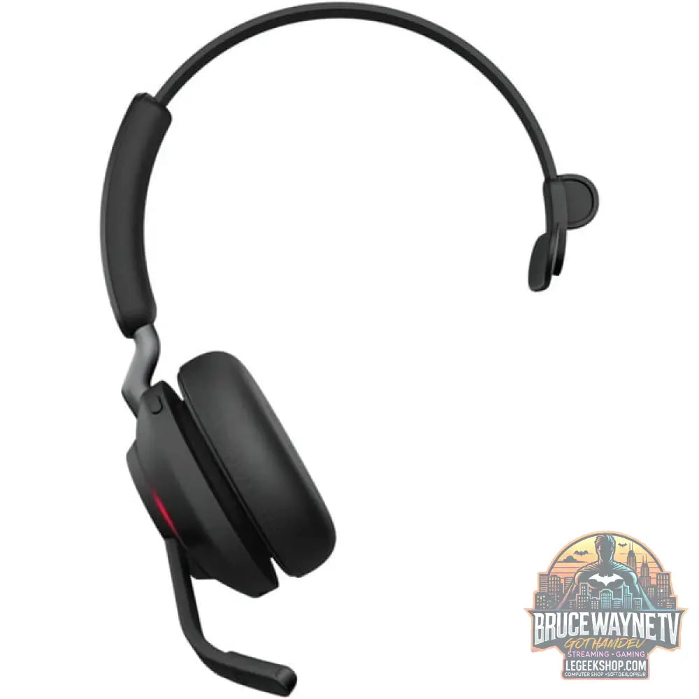 Jabra Evolve2 65, Headset noir, Microsoft Teams, USB-A, station de charge - Jabra - vue 3