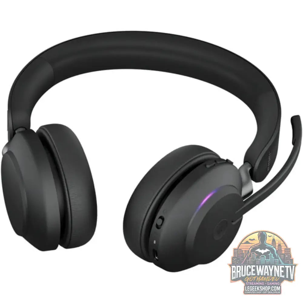 Jabra Evolve2 65, Headset noir, UC, USB-C, station de charge - Jabra - vue 4