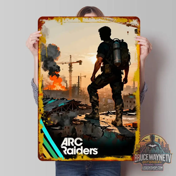 Plaque Métallique Arc Raiders Vintage Rétro Déco Garage 30x20cm - D18 / 15.7x11.8In(40x30cm) - Affiche Métallique