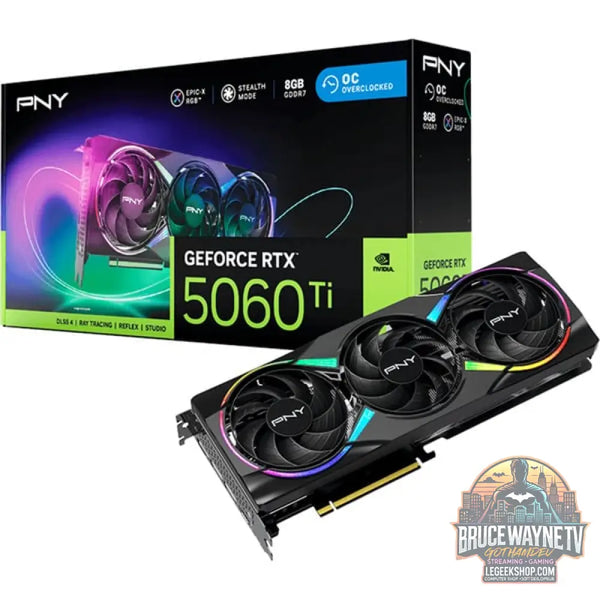 PNY GeForce RTX 5060 Ti ARGB OC 8GB, carte graphique - PNY