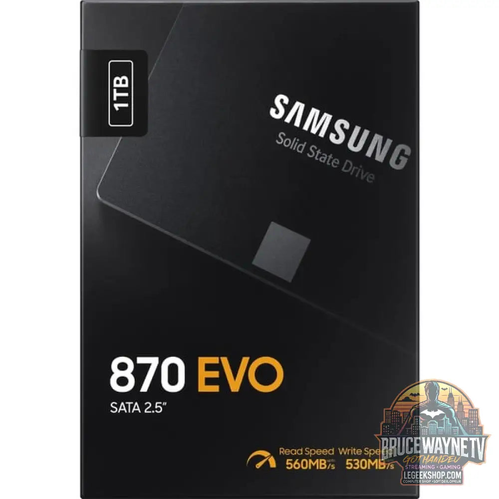 Samsung 870 EVO 1 TB, SSD SATA 6 Gb/s, 2,5", intern - Samsung - vue 7