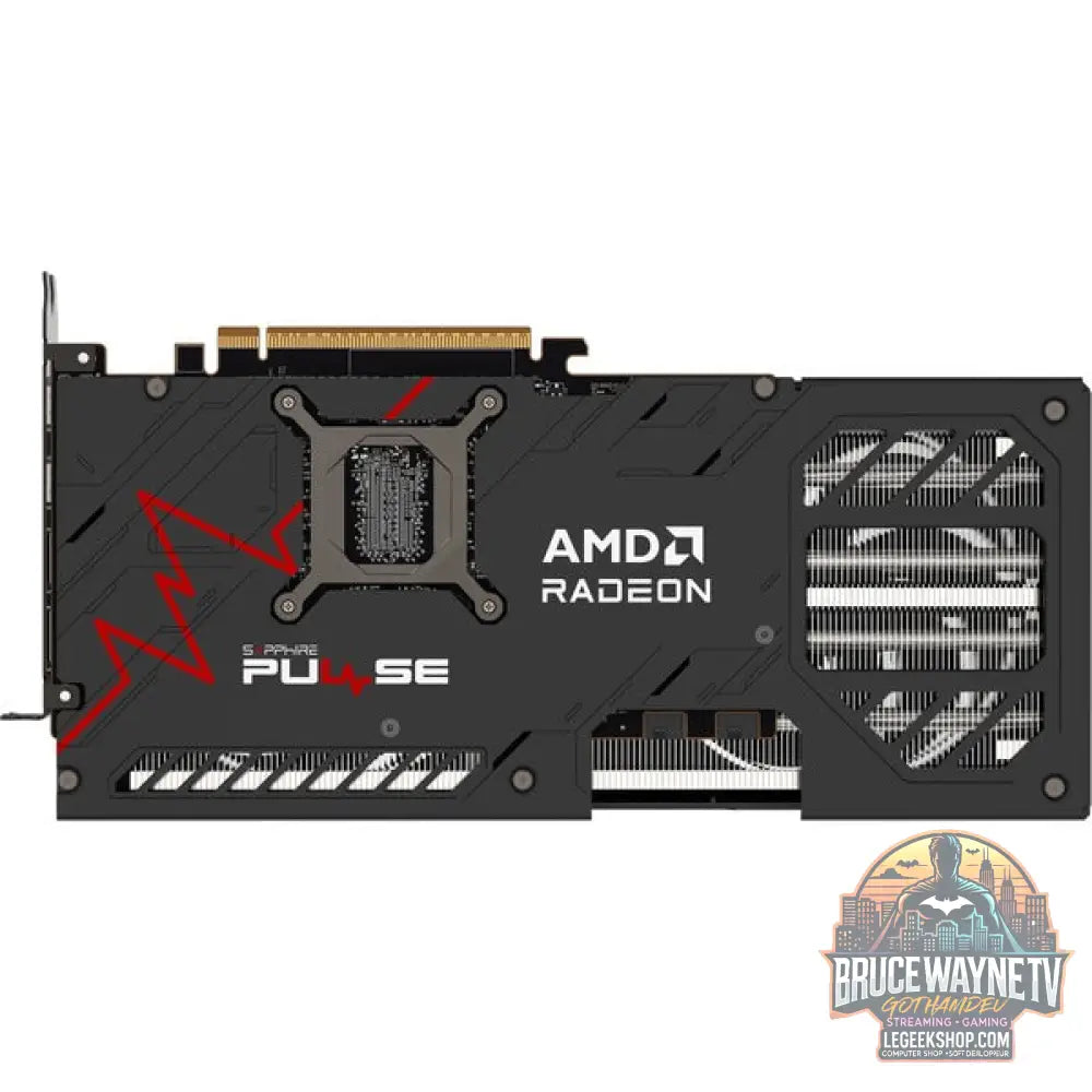 SAPPHIRE Radeon RX 9070 Pulse, carte graphique noir, RDNA4, GDDR6, 2x DisplayPort, 2x HDMI - SAPPHIRE - vue 6