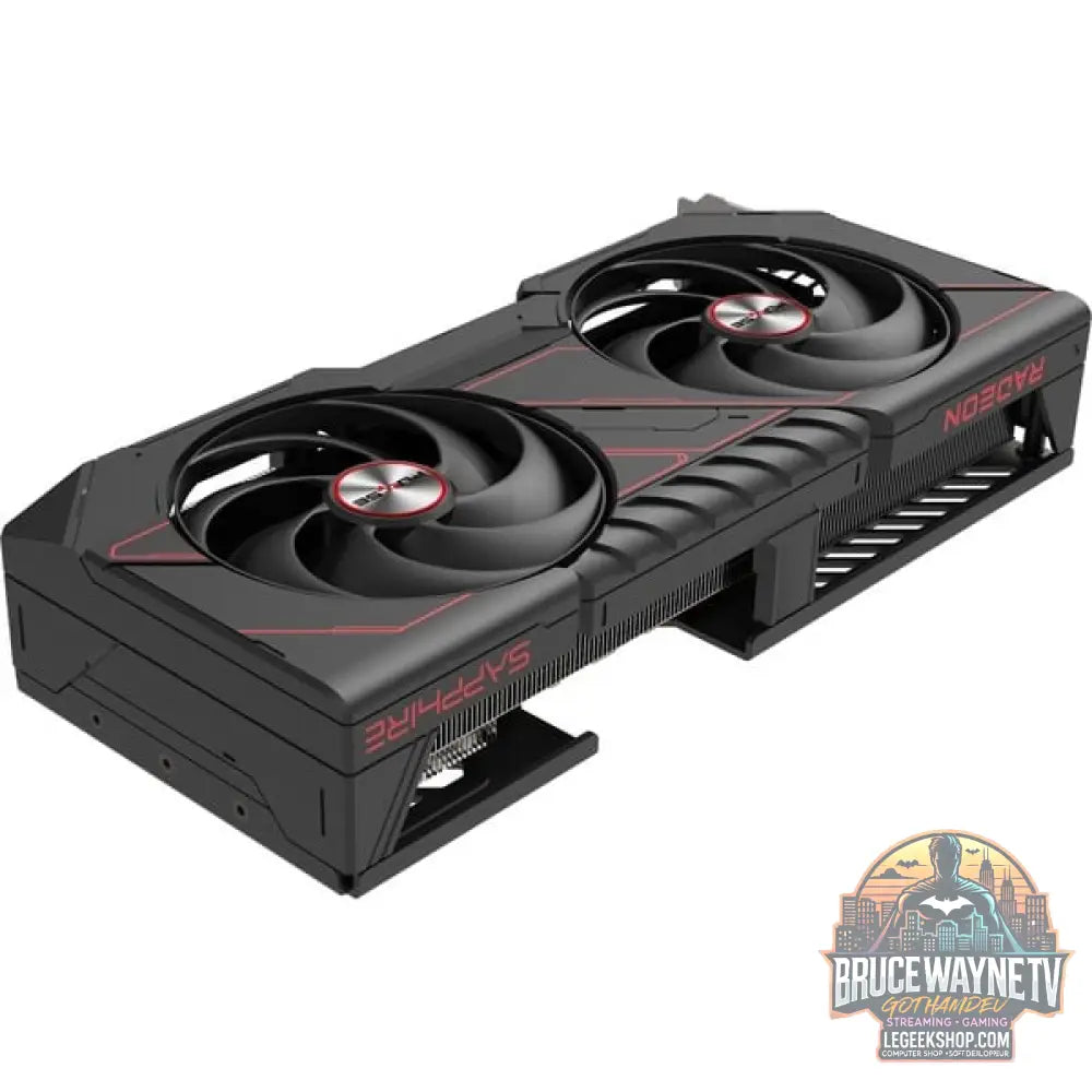 SAPPHIRE Radeon RX 9070 Pulse, carte graphique noir, RDNA4, GDDR6, 2x DisplayPort, 2x HDMI - SAPPHIRE - vue 4