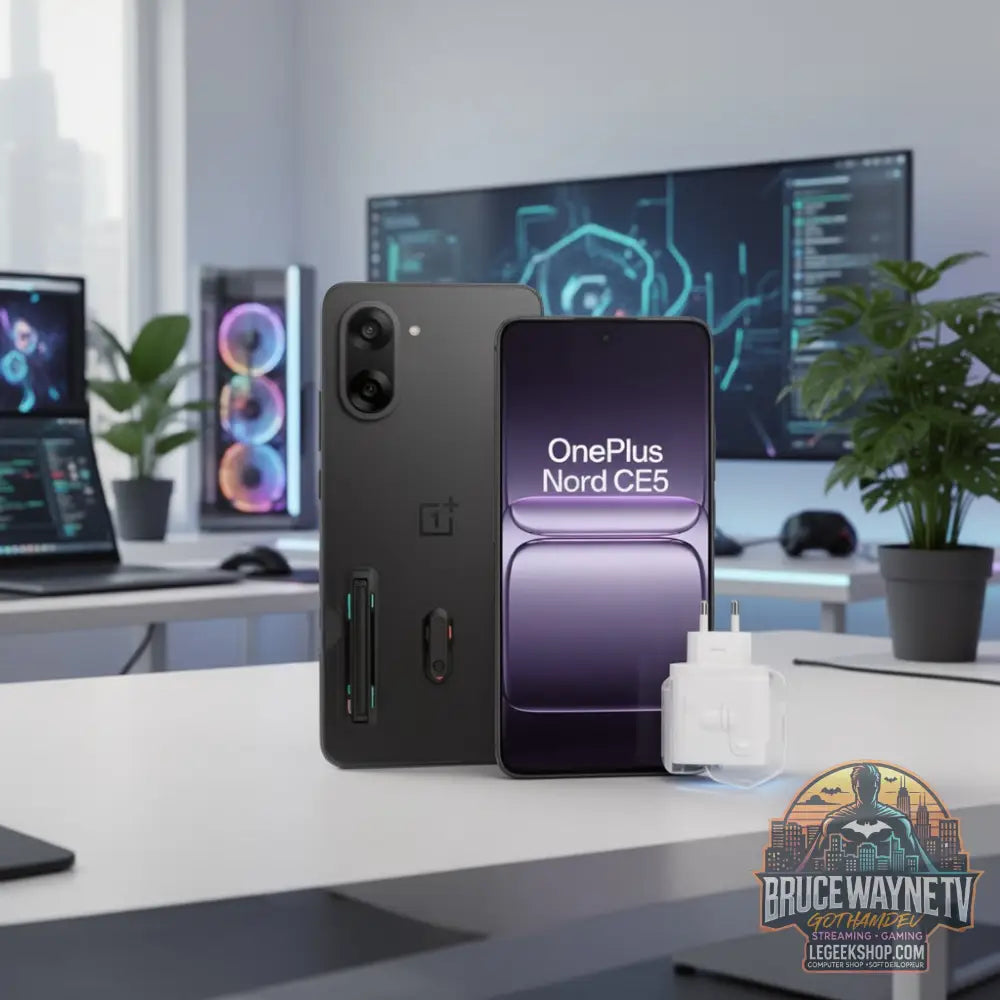 Smartphone OnePlus Nord CE5 — produit geek, photo principale LeGeekShop