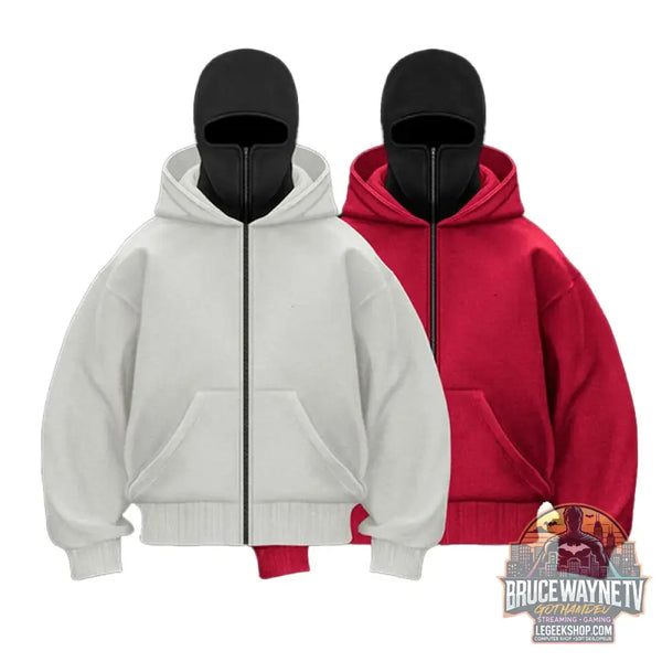 Sweat Capuche Zippé Unisexe Homme Femme Automne Hiver - Sweat Capuche