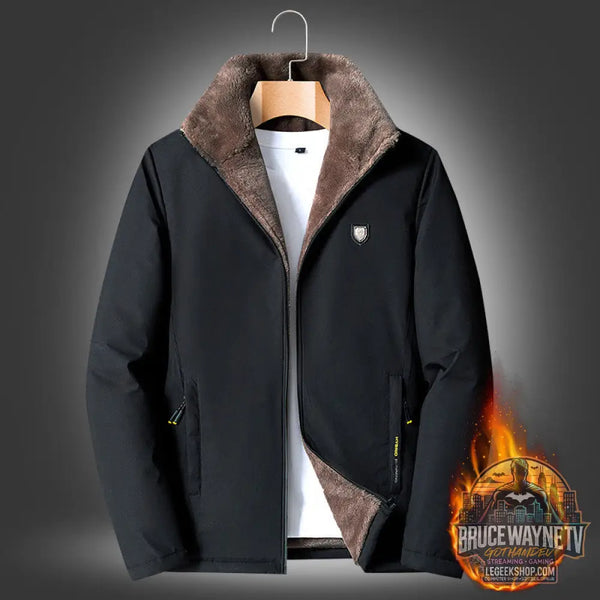 Veste Homme Casual Col Montant Zip Printemps Automne - Veste Homme