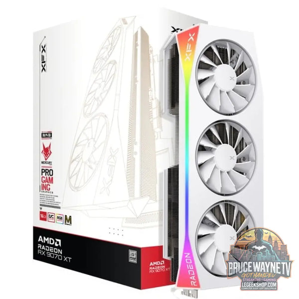 XFX Radeon RX 9070 XT OC Mercury RGB Magnetic Air, carte graphique - XFX