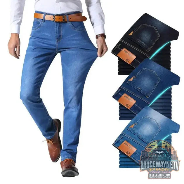 Guide d'achat : Jean Slim Homme, Pantalon en Jean Extensible, Décontracté | Brother Wang | Wayne Outfitters