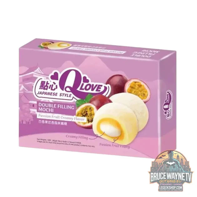 Guide d'achat : QLove Passion Fruit Creamy Double Filling Mochi, mochi fourrés saveur fruit de la passion de 180g (Pack de 24)