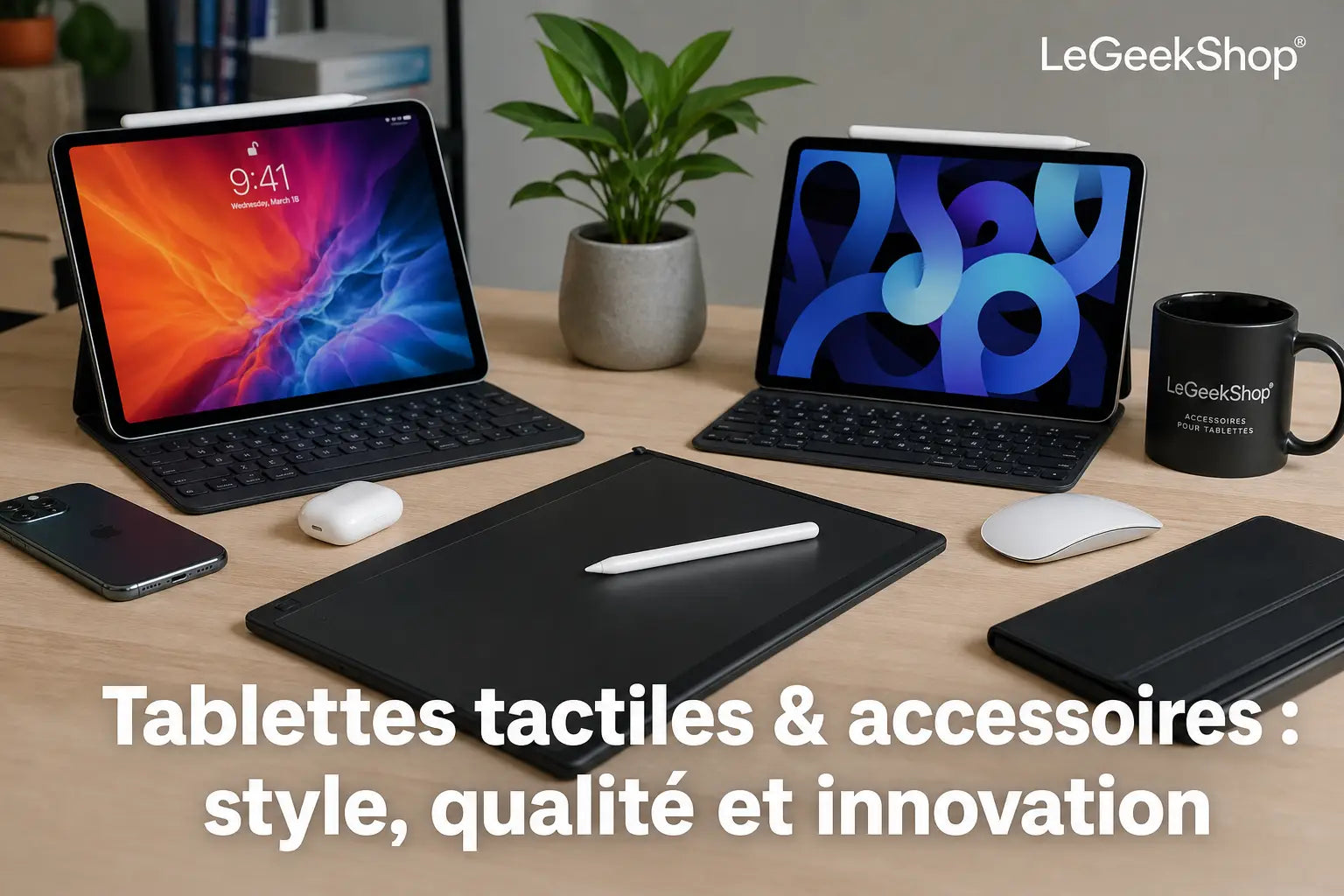 Tablettes tactiles & accessoires : style, qualité et innovation — LeGeekShop