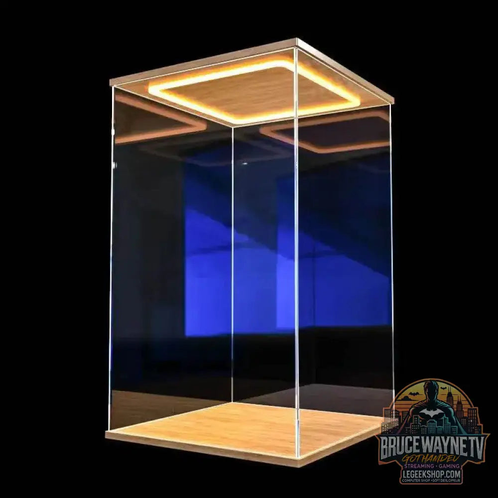 ✨ Présentoir LED Acrylique Transparent | Vitrine Figurines & Modèles - Legeekshop