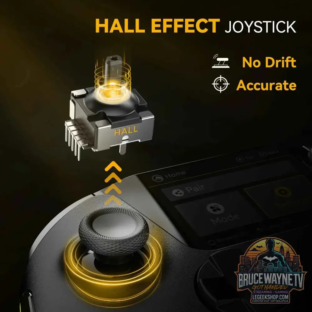 Manbaone - Manette de jeu sans fil intelligente, Joystick PC, Bluetooth et multi-plateforme - Legeekshop