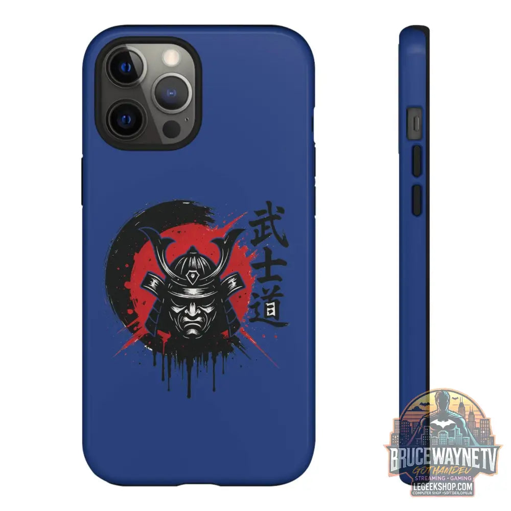📱 samurai phone case Bleue foncé – coque renforcée iPhone 📱 - Legeekshop