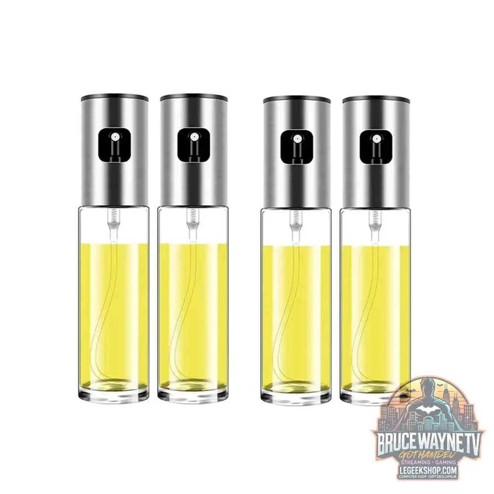 Gourmetech - Pulvérisateur d’Huile 100ml en Verre & Acier Inoxydable 🌿✨ - Legeekshop